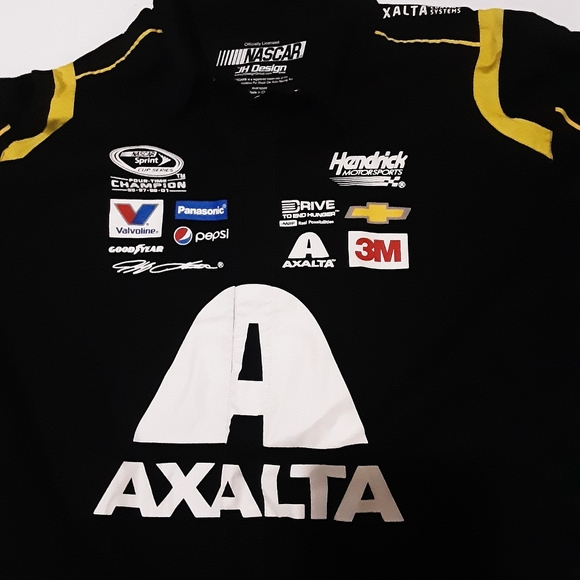 Jeff Gordon Axalta Nascar Racing Pit Crew Button Up Shirt size 2xl - Picture 4 of 8